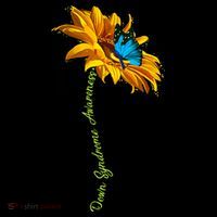 Down Syndrome Awareness Butterfly Sunflower Coffee Mug thumb 5