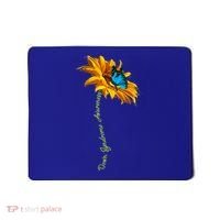 Down Syndrome Awareness Butterfly Sunflower Mousepad thumb 0