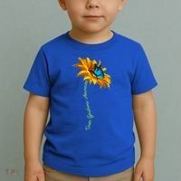 Down Syndrome Awareness Butterfly Sunflower Toddler T-Shirt thumb 2