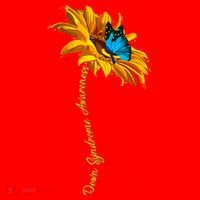 Down Syndrome Awareness Butterfly Sunflower Santa Hat thumb 1