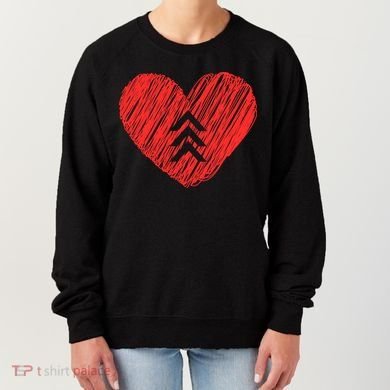 Down Syndrome Awareness Heart Women's Sweatshirt