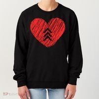 Down Syndrome Awareness Heart Women's Sweatshirt thumb 0