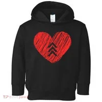 Down Syndrome Awareness Heart Toddler Hoodie thumb 0