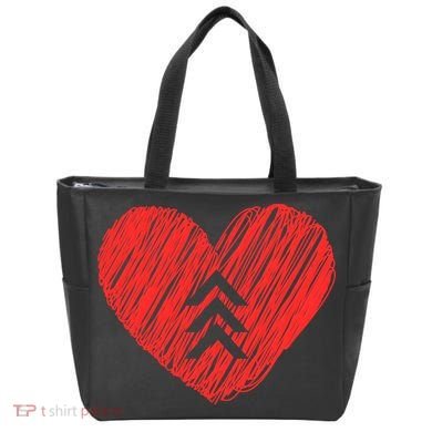Down Syndrome Awareness Heart Tote Bag