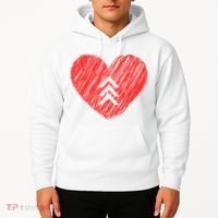 Down Syndrome Awareness Heart Hoodie thumb 2