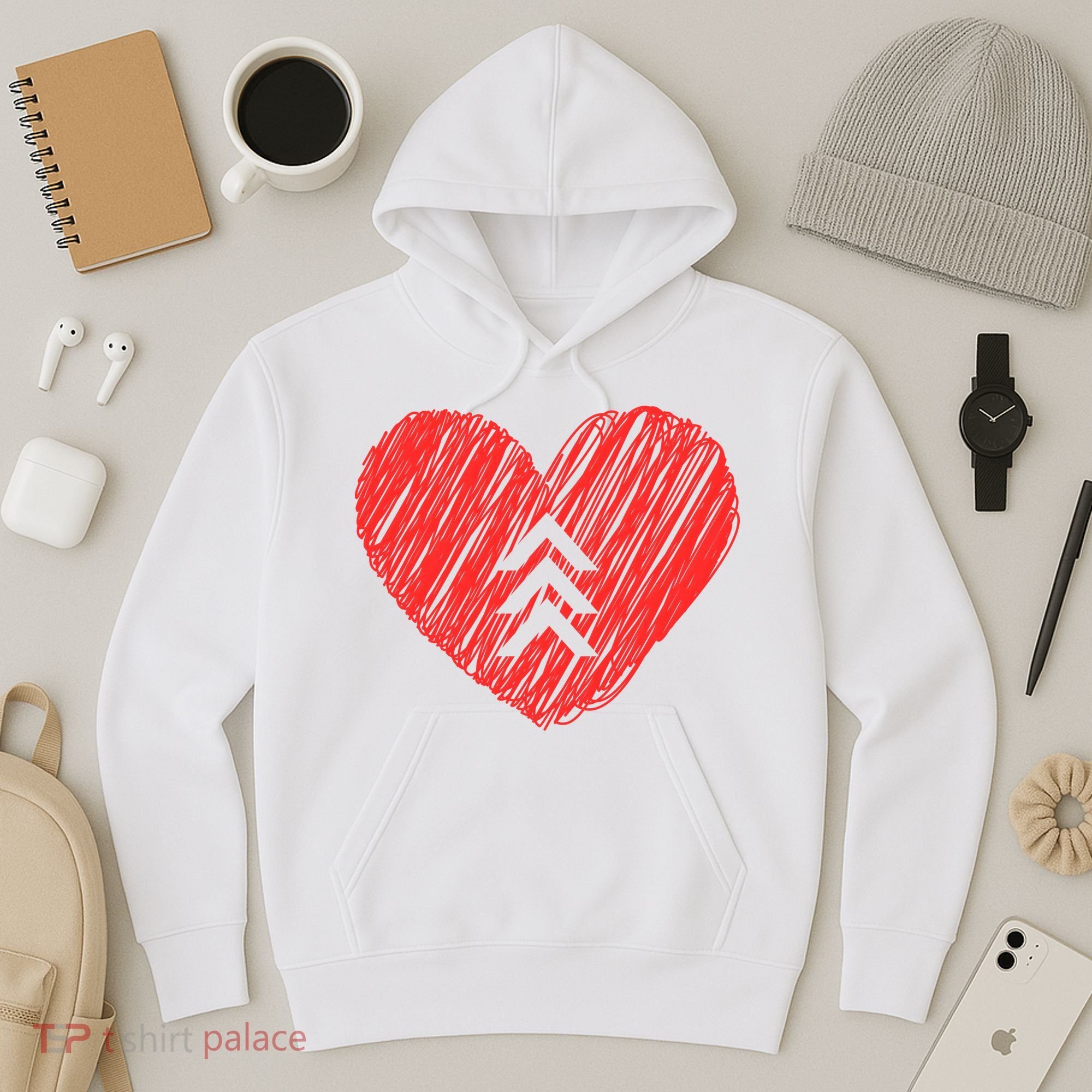Down Syndrome Awareness Heart Hoodie