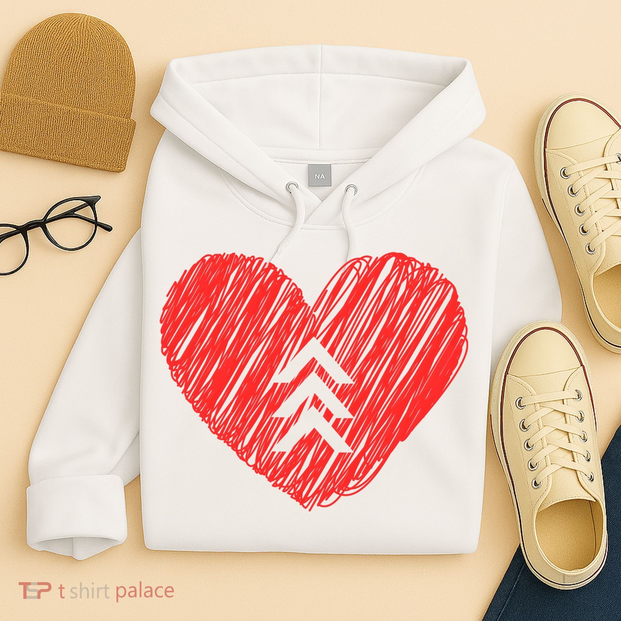 Down Syndrome Awareness Heart Hoodie