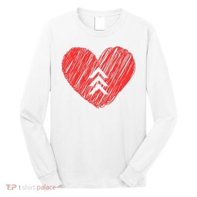 Down Syndrome Awareness Heart Long Sleeve Shirt