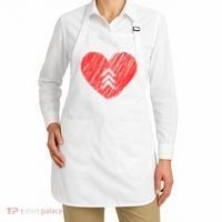 Down Syndrome Awareness Heart Apron thumb 2