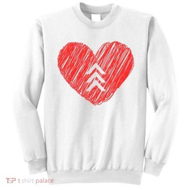 Down Syndrome Awareness Heart Sweatshirt