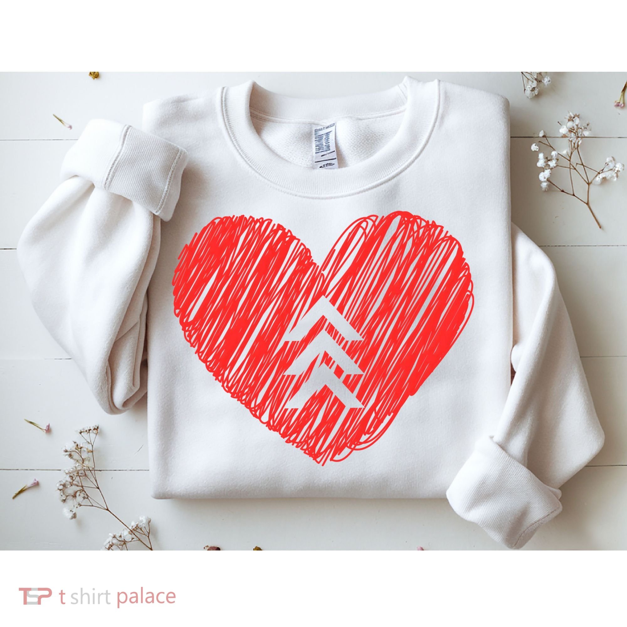 Down Syndrome Awareness Heart Sweatshirt
