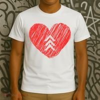 Down Syndrome Awareness Heart T-Shirt thumb 3