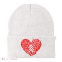 Down Syndrome Awareness Heart Beanie thumb 0