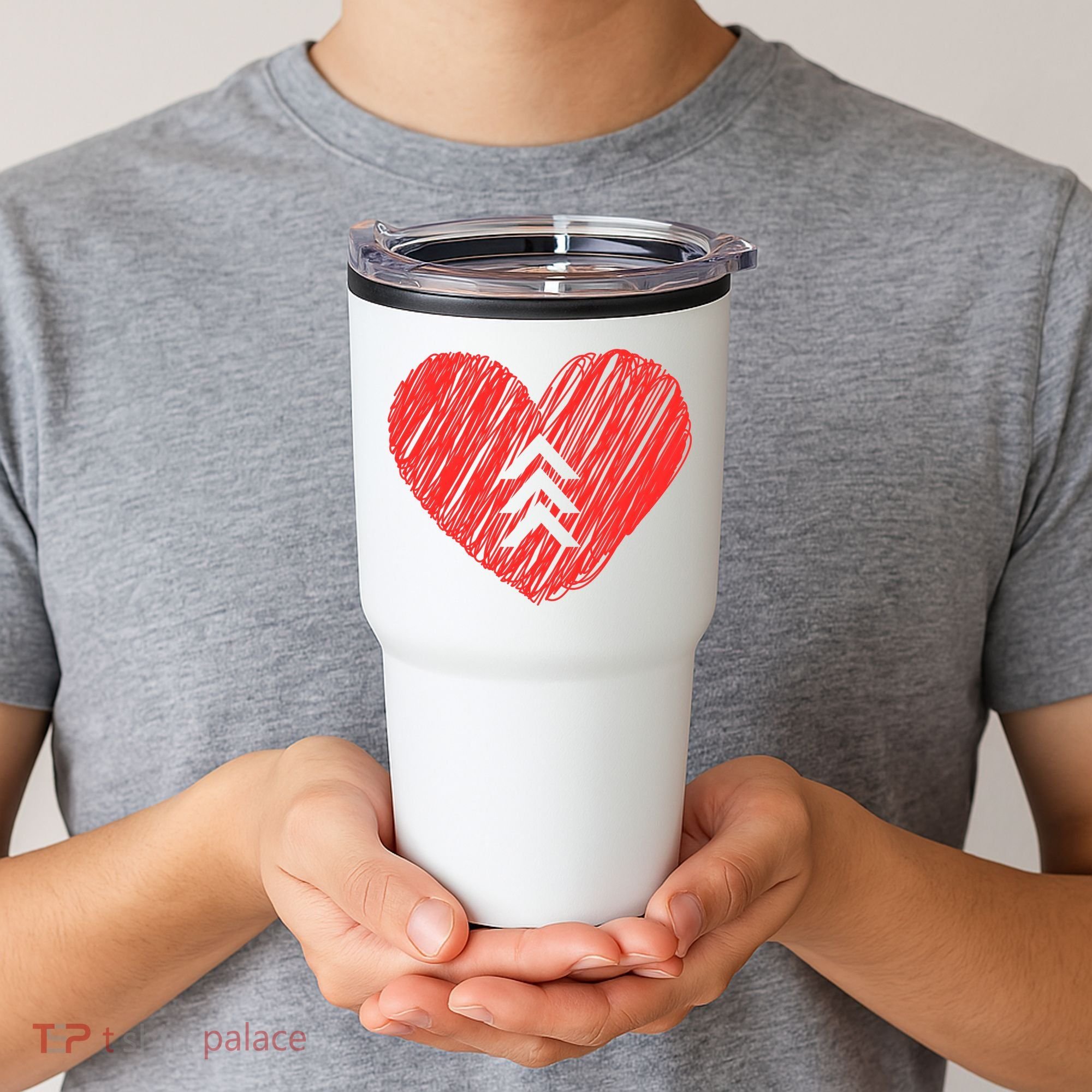Down Syndrome Awareness Heart Tumbler