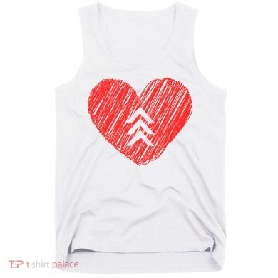 Down Syndrome Awareness Heart Tank Top