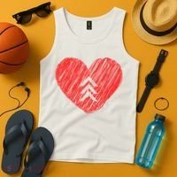 Down Syndrome Awareness Heart Tank Top thumb 4