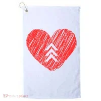 Down Syndrome Awareness Heart Golf Towel thumb 0