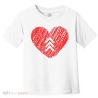 Down Syndrome Awareness Heart Toddler T-Shirt thumb 0