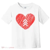 Down Syndrome Awareness Heart Toddler T-Shirt thumb 0