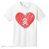 Down Syndrome Awareness Heart Kids T-Shirt thumb 0