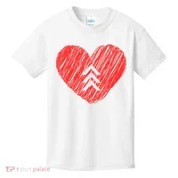 Down Syndrome Awareness Heart Kids T-Shirt thumb 0