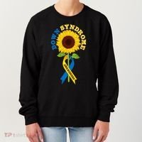 Down Syndrome Awareness Sunflower Ribbon Women's Sweatshirt thumb 0