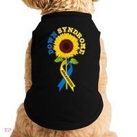 Down Syndrome Awareness Sunflower Ribbon Doggie Tank thumb 0