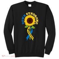 Down Syndrome Awareness Sunflower Ribbon Sweatshirt thumb 0
