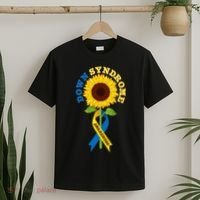 Down Syndrome Awareness Sunflower Ribbon T-Shirt thumb 2