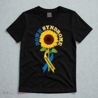Down Syndrome Awareness Sunflower Ribbon T-Shirt thumb 5