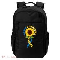 Down Syndrome Awareness Sunflower Ribbon Backpack thumb 0
