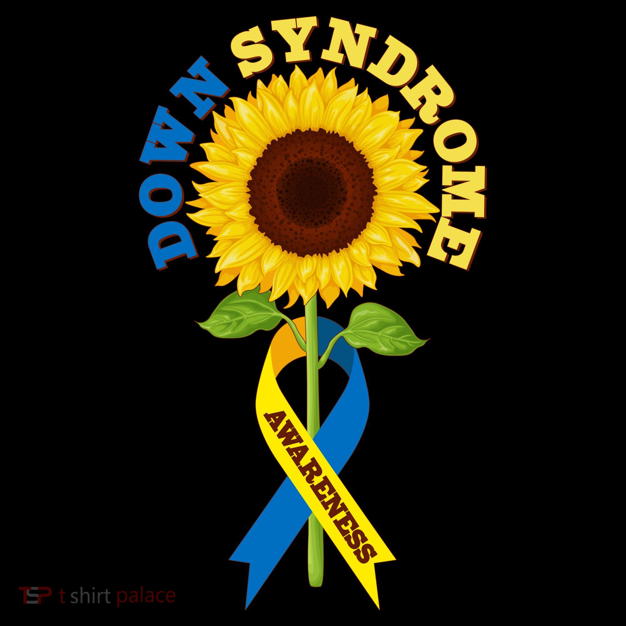 Down Syndrome Awareness Sunflower Ribbon Women's Hoodie