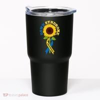 Down Syndrome Awareness Sunflower Ribbon Tumbler thumb 0
