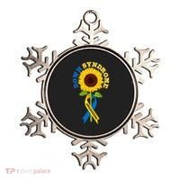 Down Syndrome Awareness Sunflower Ribbon Ornament thumb 0
