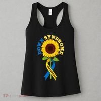 Down Syndrome Awareness Sunflower Ribbon Women's Tank Top thumb 3