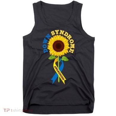 Down Syndrome Awareness Sunflower Ribbon Tank Top