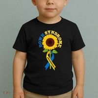 Down Syndrome Awareness Sunflower Ribbon Toddler T-Shirt thumb 2