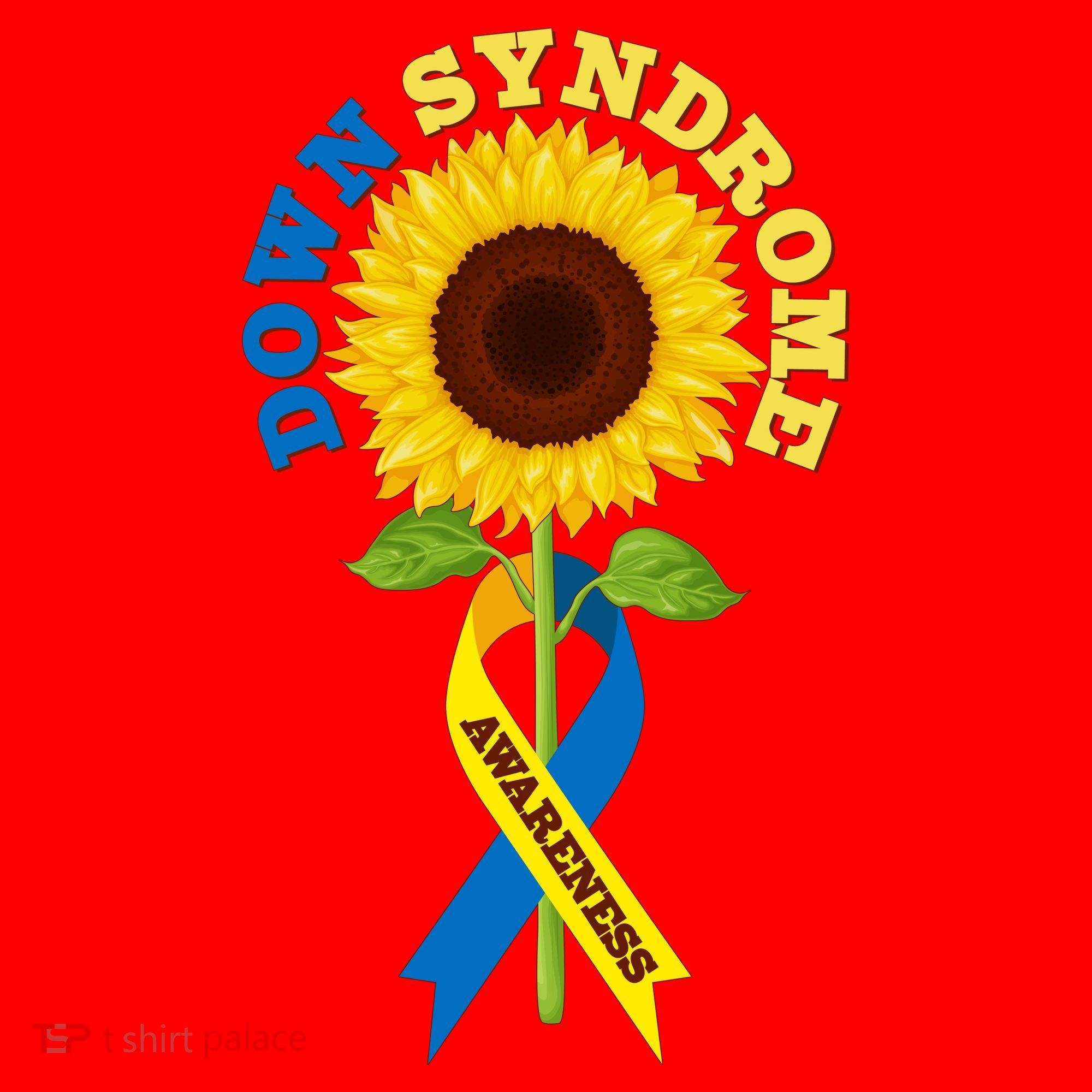 Down Syndrome Awareness Sunflower Ribbon Santa Hat