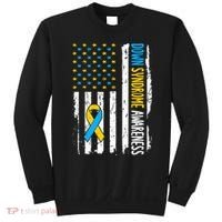 Down Syndrome Awareness American Flag T21 Down Syndrome Sweatshirt thumb 0