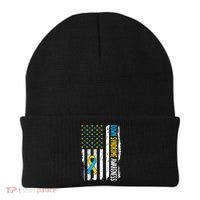 Down Syndrome Awareness American Flag T21 Down Syndrome Beanie thumb 0