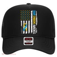 Down Syndrome Awareness American Flag T21 Down Syndrome Hat thumb 0