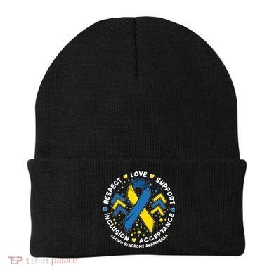 Down Syndrome Awareness Respect Love Support Inclusion Acceptance Beanie