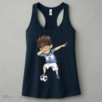 Dabbing Soccer Argentina Jersey Shirt - Argentinian Football Women's Tank Top thumb 3