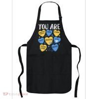 Down Syndrome Awareness Positive Candy Heart  Apron thumb 0