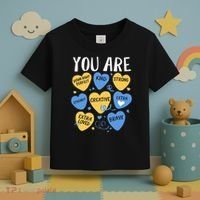 Down Syndrome Awareness Positive Candy Heart  Toddler T-Shirt thumb 3