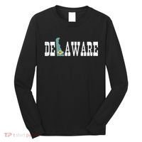 Delaware State And Delaware Flag With Pride For Delaware Long Sleeve Shirt thumb 0