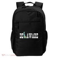 Delaware State And Delaware Flag With Pride For Delaware Backpack thumb 0