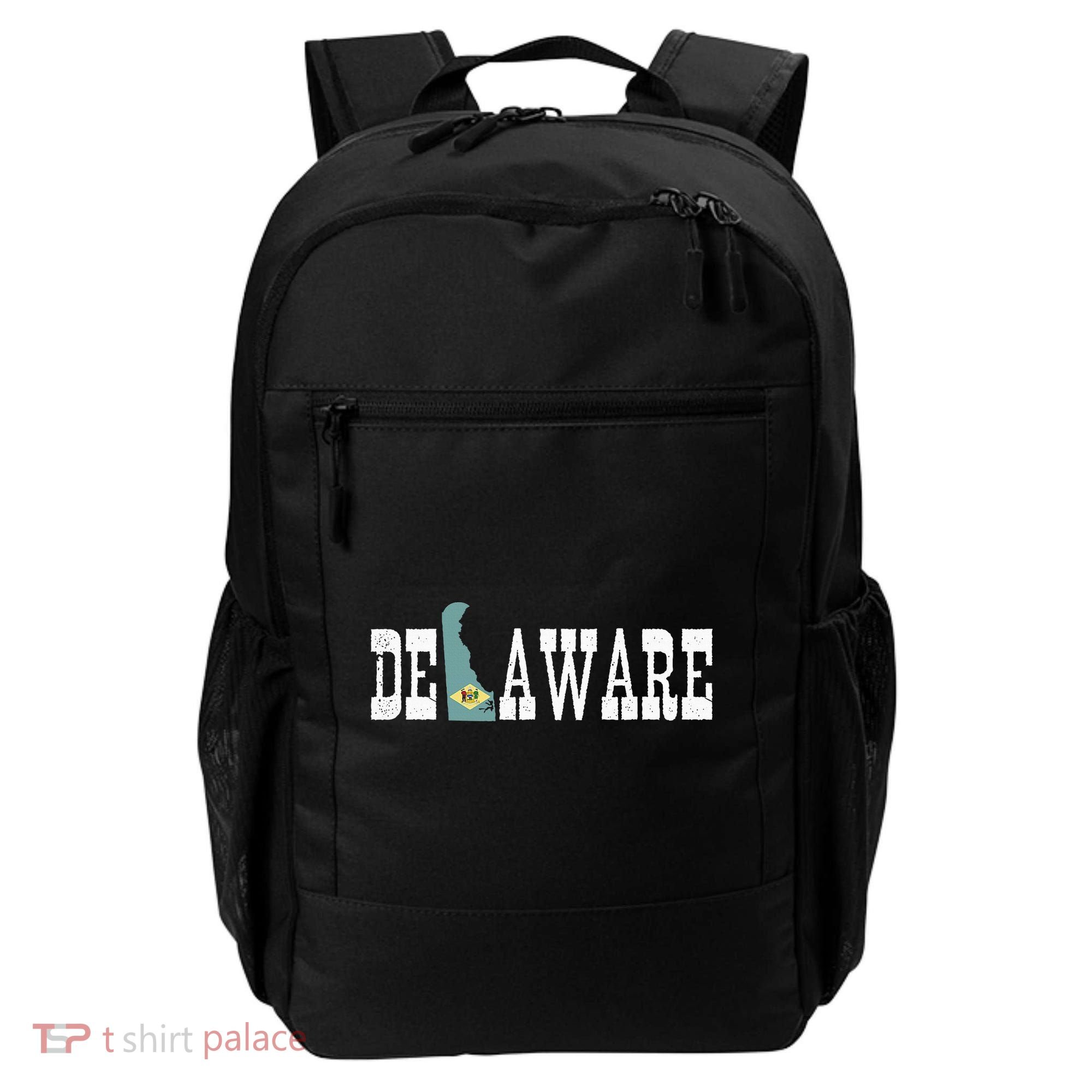 Delaware State And Delaware Flag With Pride For Delaware Backpack