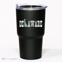 Delaware State And Delaware Flag With Pride For Delaware Tumbler thumb 0