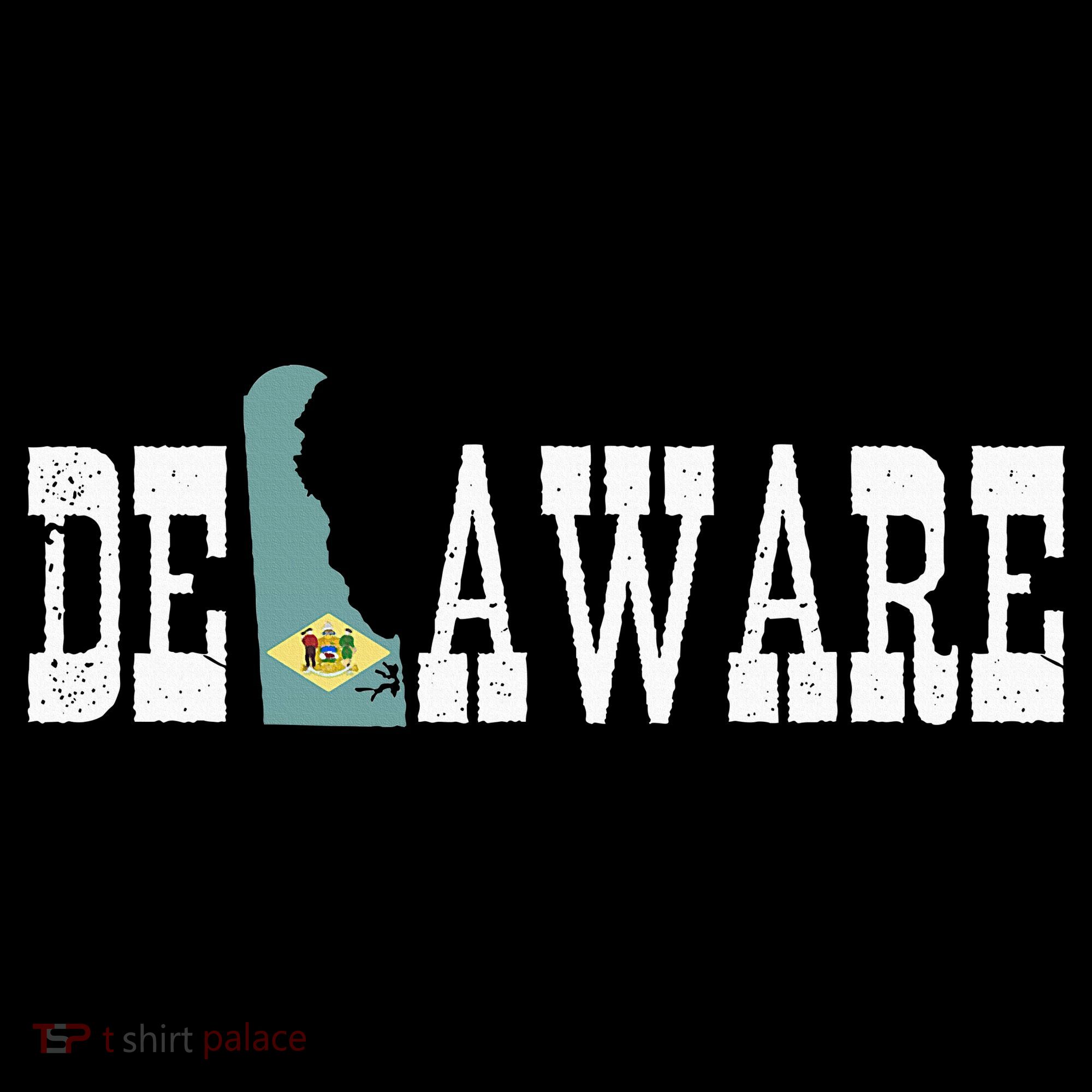 Delaware State And Delaware Flag With Pride For Delaware Women's Tank Top